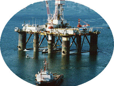 BP-Bohrinsel im Obame