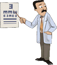 Augernarzt Dr. Glotz in Aktion