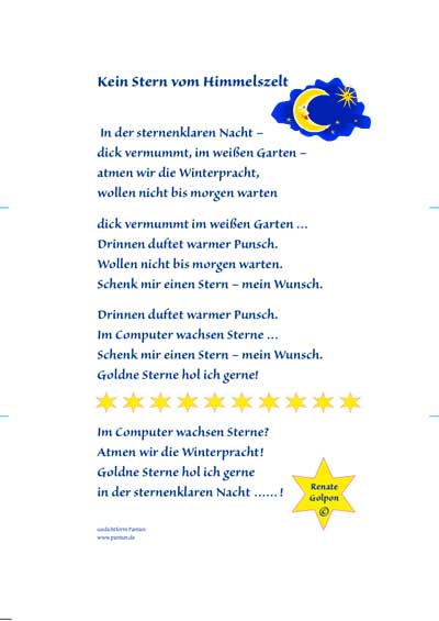 Rückseite voll aufgeklappt: das Gedicht (ein Pantun) zu den Festtagen Weihnachten und Neujahr