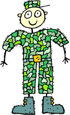 Bundeswehrsoldat aus Kindersicht