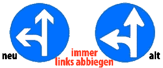 Political Correctness: immer links abbiegen