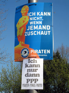 GedichtAktuell unterstützt mit seiner virtuellen Partei PPP den Wahlk(r)ampf der Piraten in Itzehoe