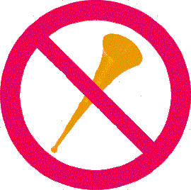 Hoch lebe die Tröte Vuvuleza!